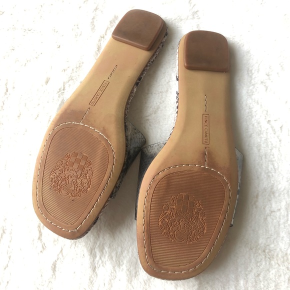 Vince Camuto snake print slides - Picture 5 of 6